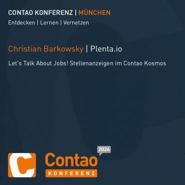 Contao Konferenz 2024 – Vortrag zu Stellenanzeigen im Contao-Kosmos